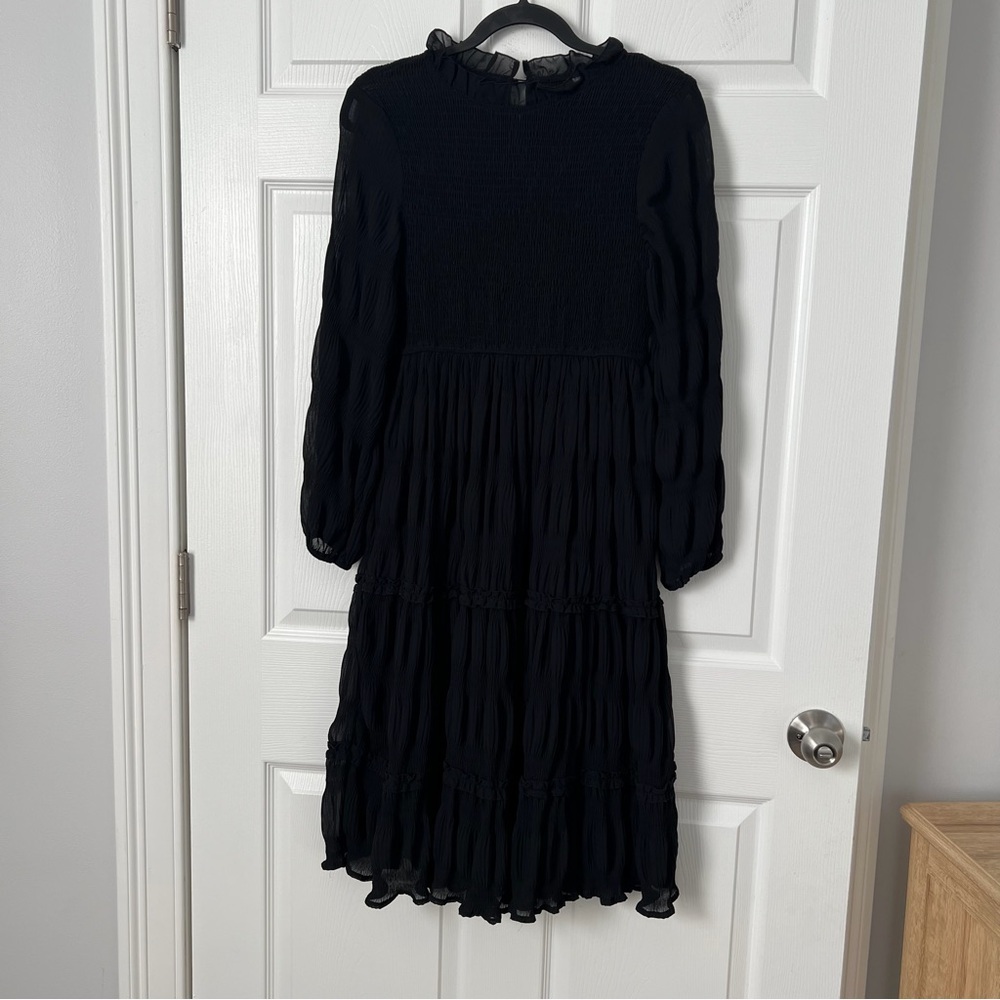 Elegant Black Midi Dress